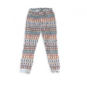 Roller rabbit Kids Pajamas fall turkey thanksgiving pajama pants size 8 Pima